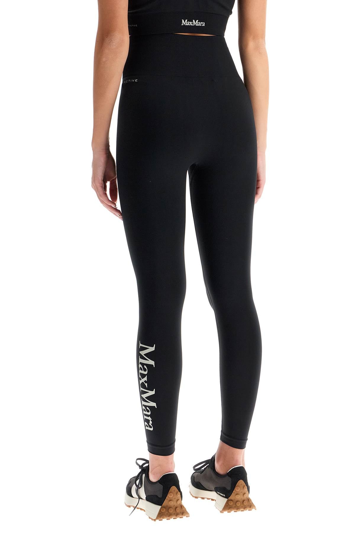 Max Mara Leisure 'Fire' Sport Leggings with Logo Print image 2