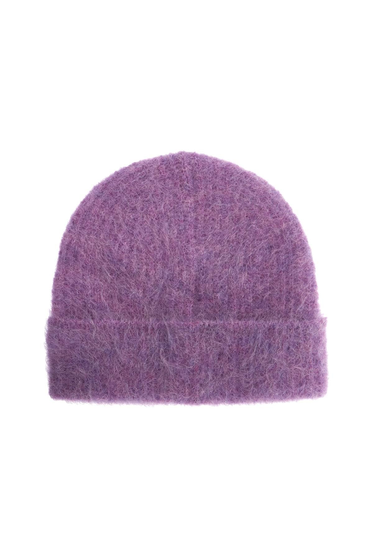 SEFR Fuzzy Alpaca Beanie Hat image 1