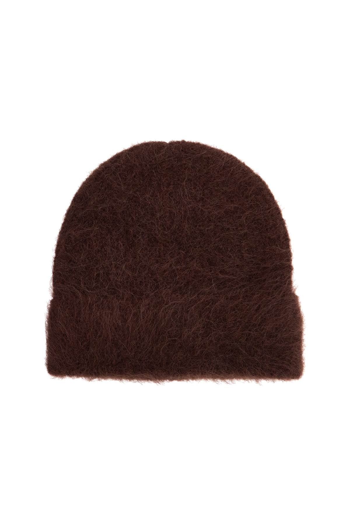 SEFR Fuzzy Alpaca Beanie Hat image 1