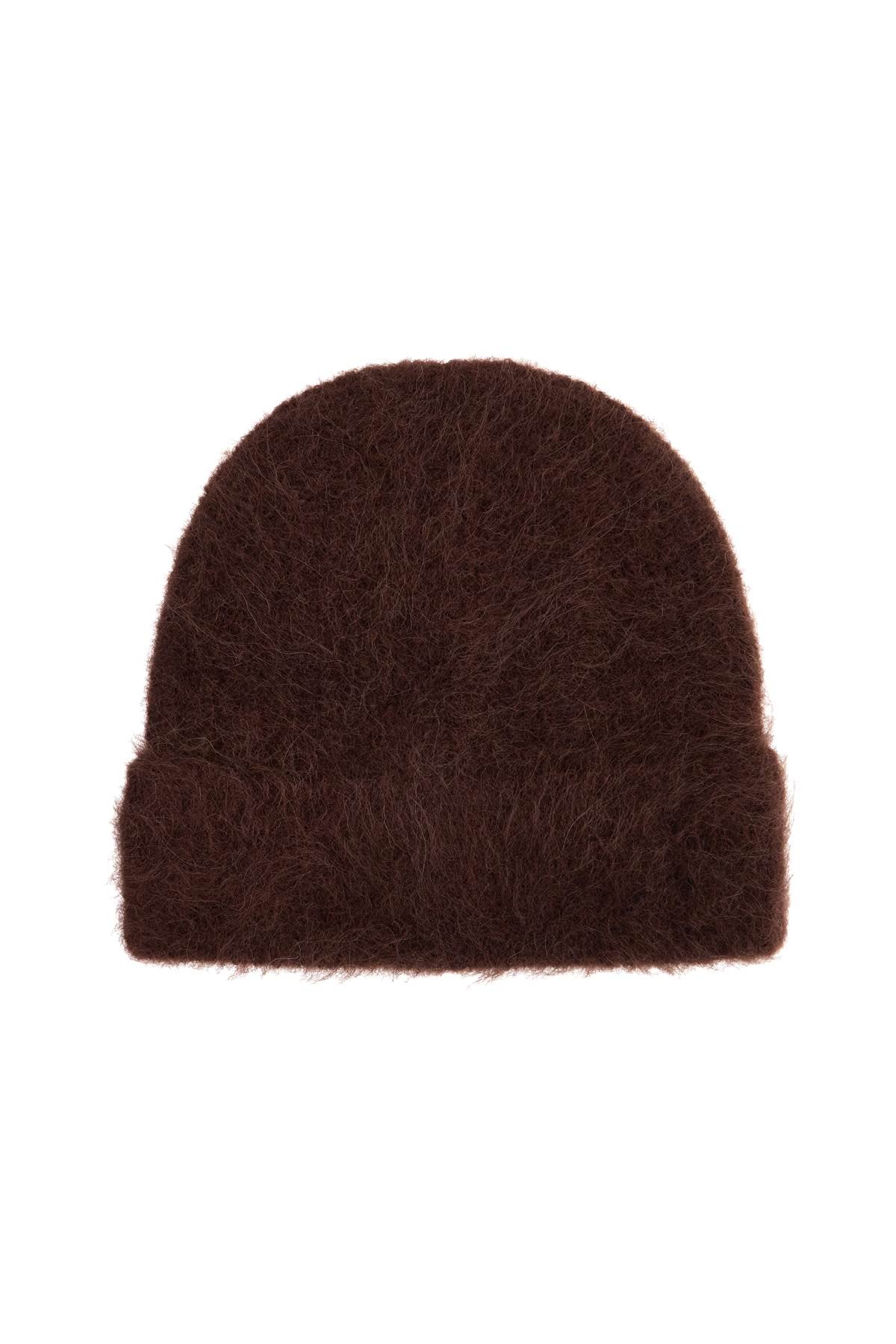 SEFR Fuzzy Alpaca Beanie Hat image 0