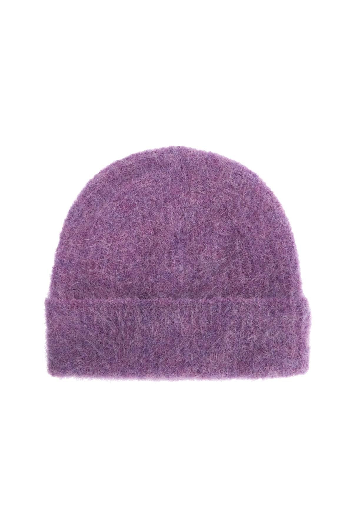 SEFR Fuzzy Alpaca Beanie Hat image 0