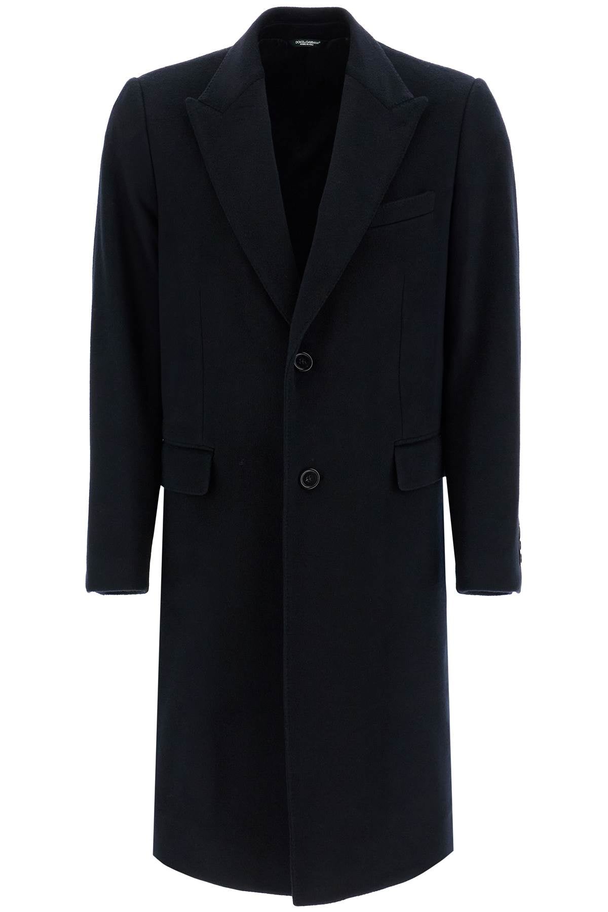 Dolce & Gabbana Cashmere Coat: Single-Breasted, Straight Cut image 0