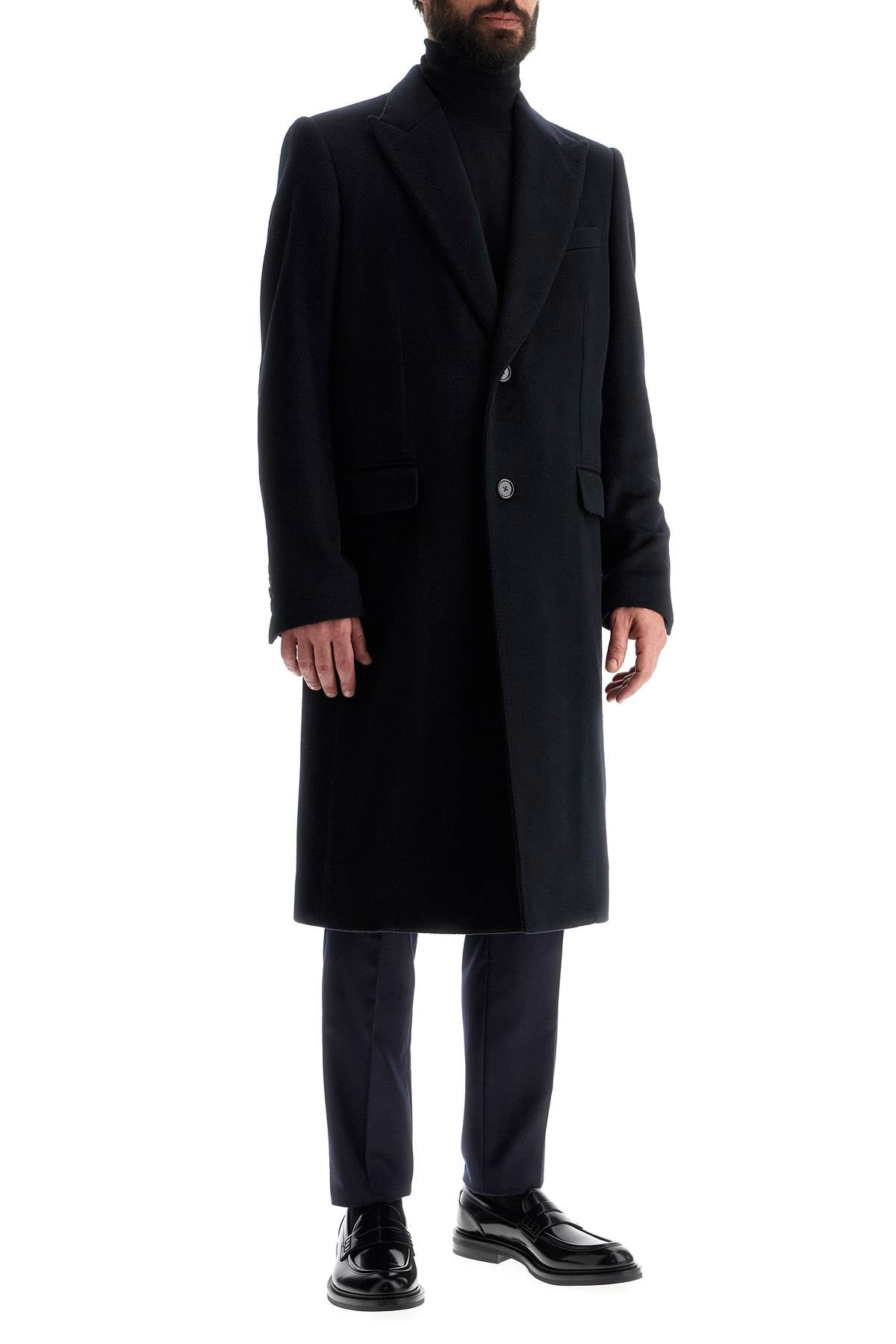 Dolce & Gabbana Cashmere Coat: Single-Breasted, Straight Cut image 1