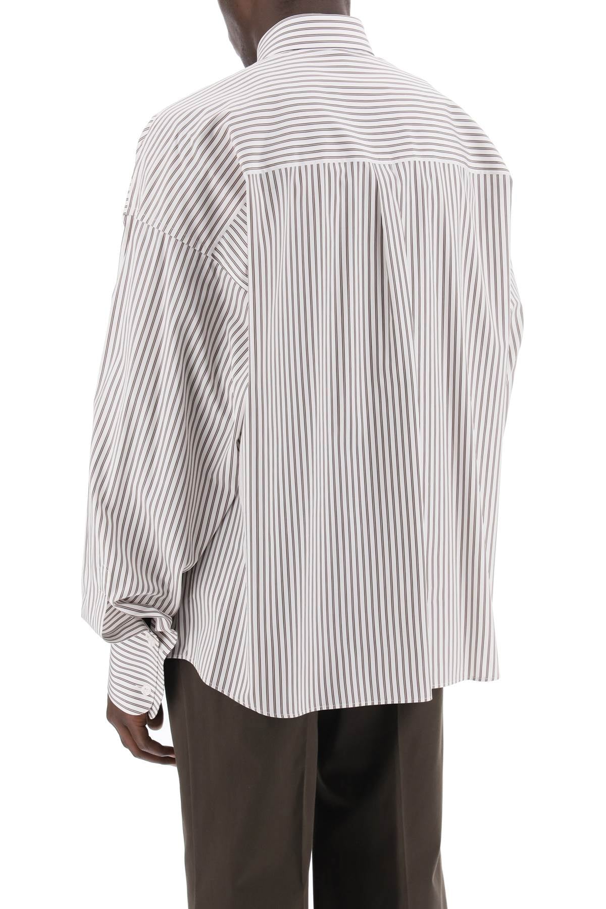 Dolce & Gabbana 'oversized striped poplin shirt image 2