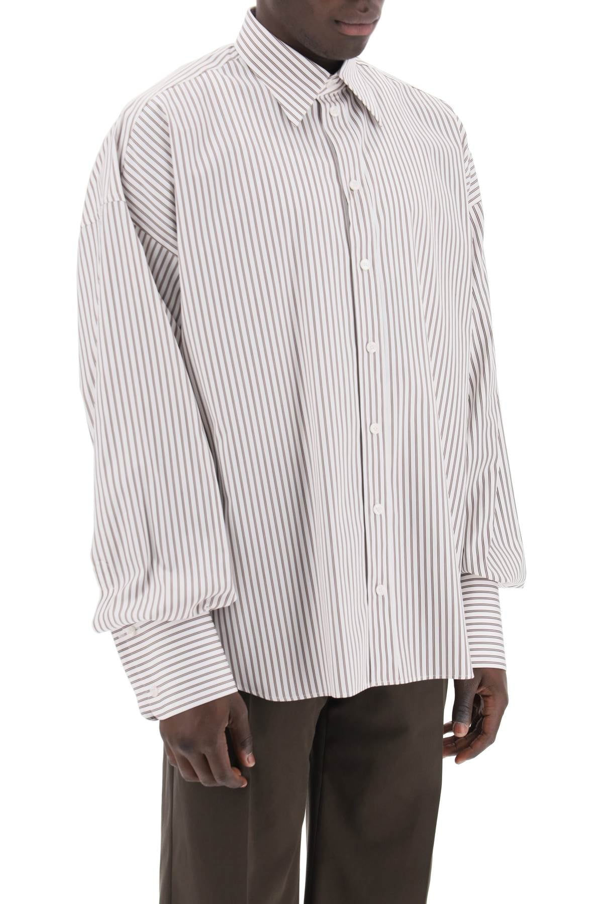 Dolce & Gabbana 'oversized striped poplin shirt image 1