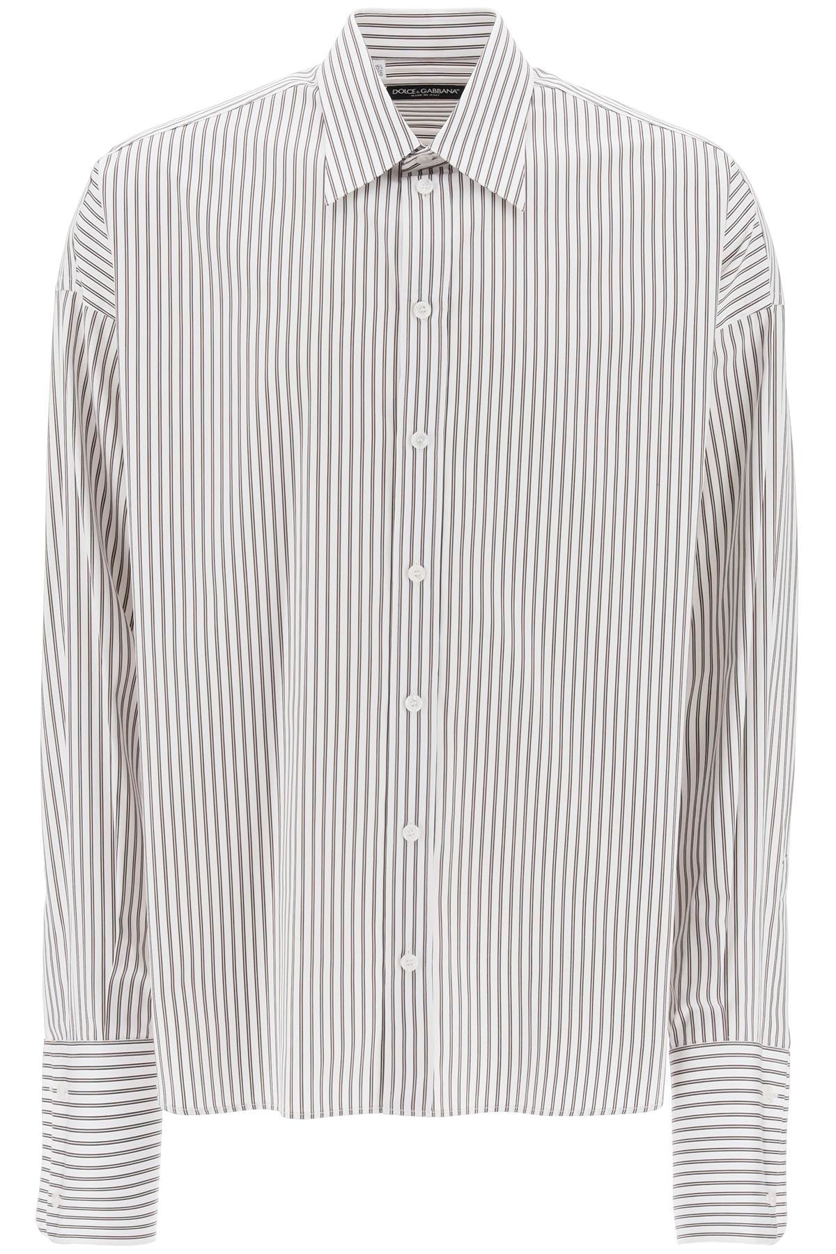 Dolce & Gabbana "oversized striped poplin shirt image 0