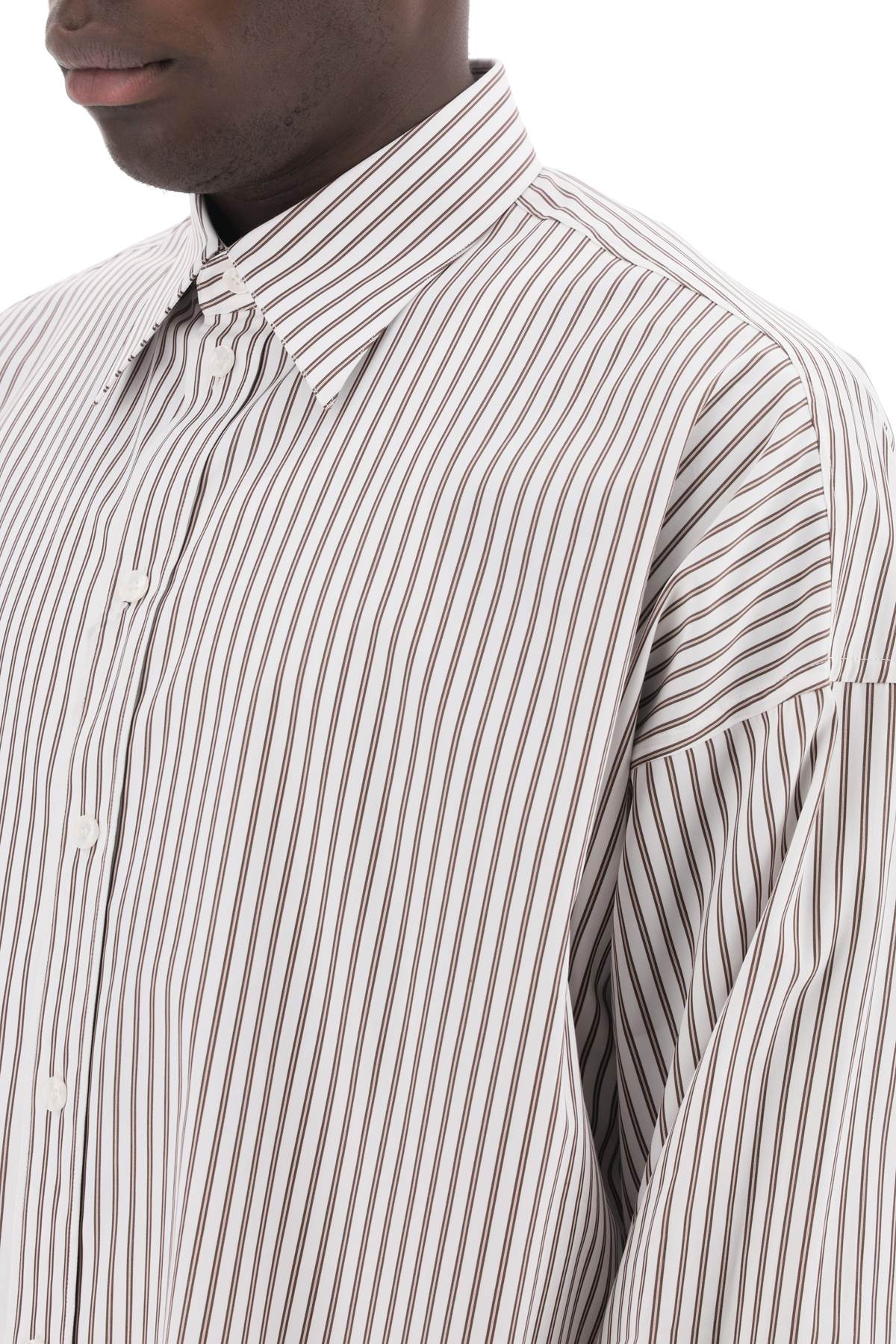 Dolce & Gabbana 'oversized striped poplin shirt image 3