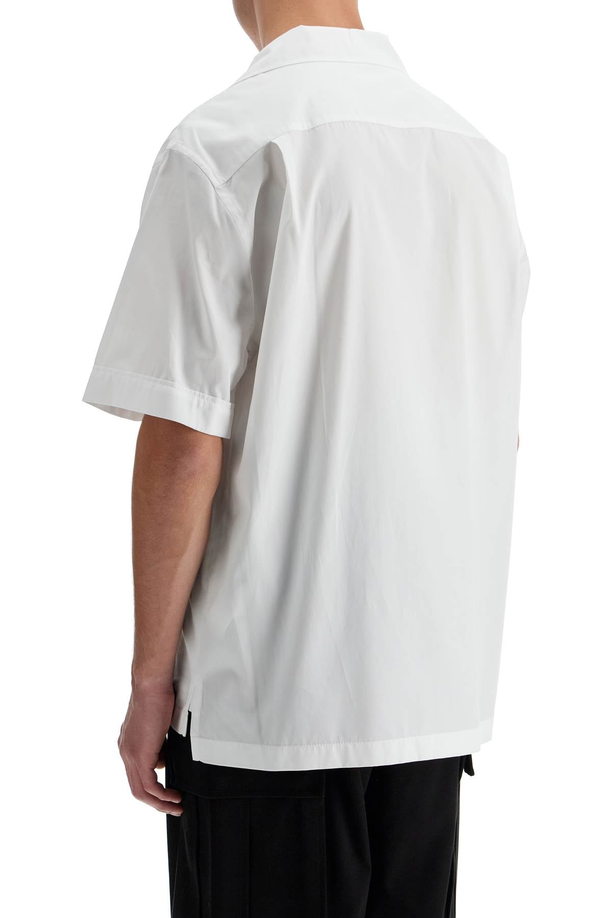 Dolce & Gabbana Short-Sleeve Cotton Poplin Shirt with Pocket image 2