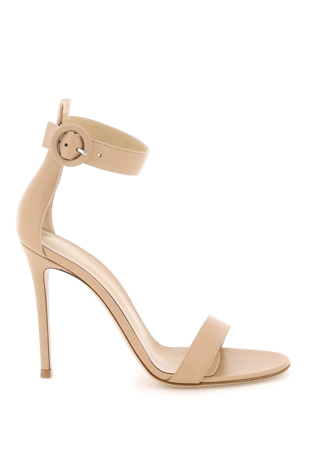 Gianvito Rossi Portofino Leather Sandals with Ankle Strap image 0