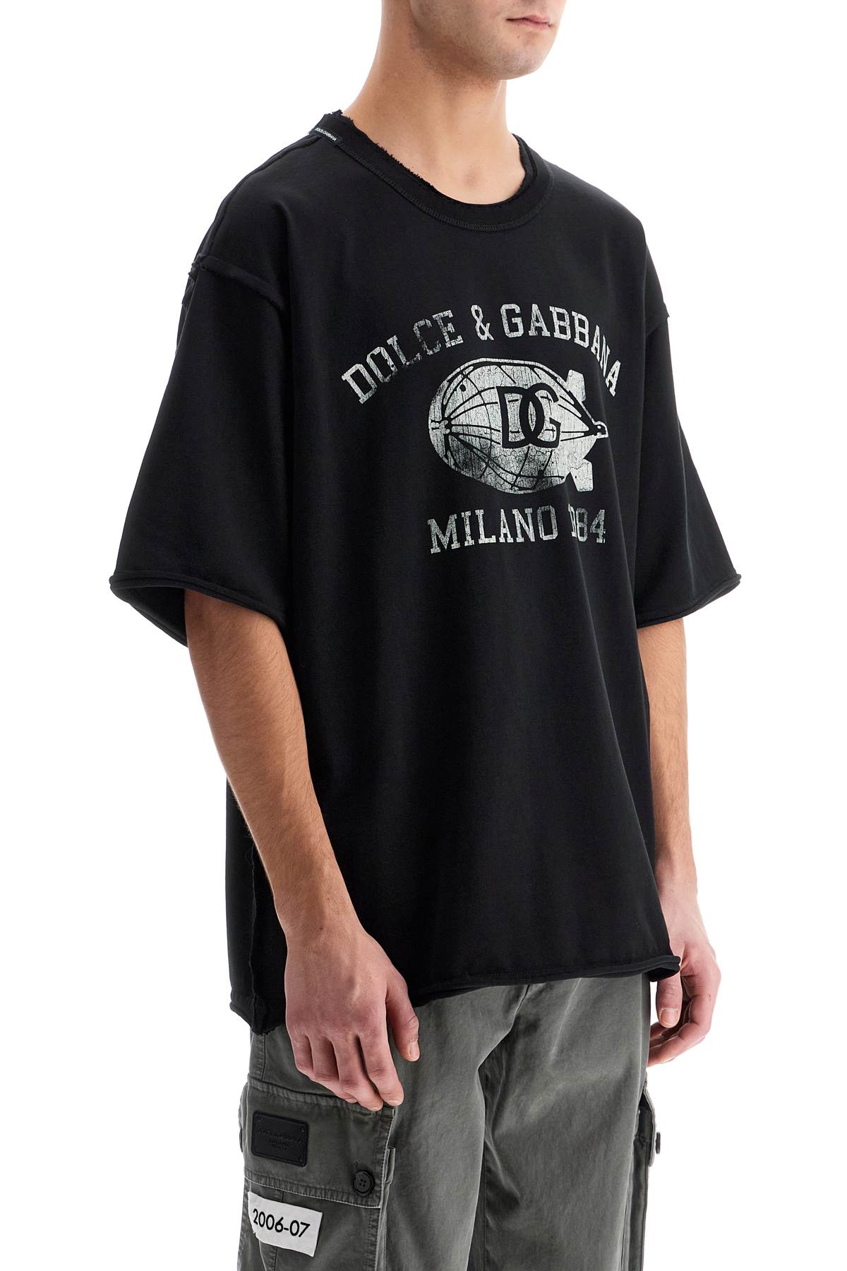 Dolce & Gabbana Oversized Printed Cotton T-Shirt image 1