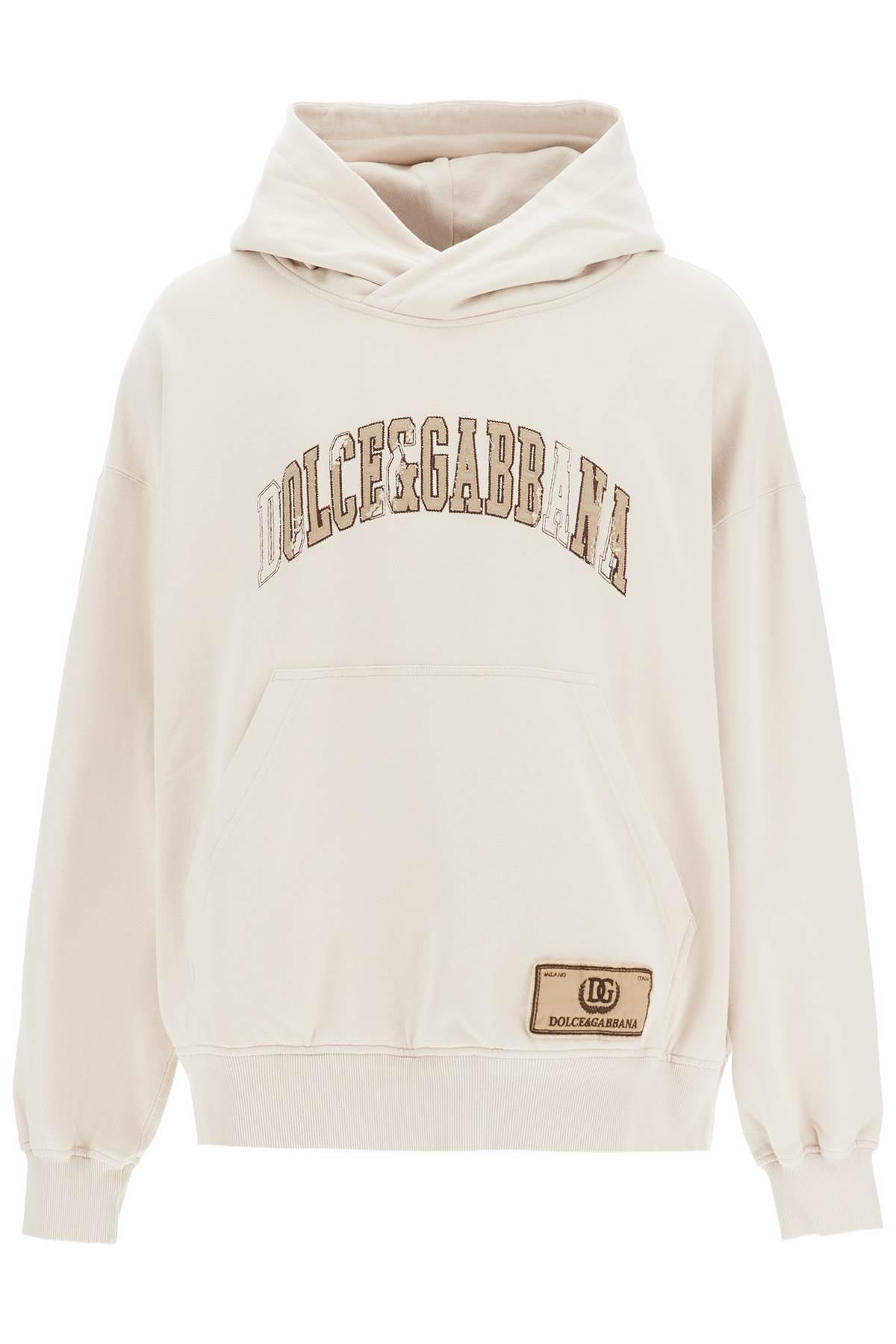 Dolce & Gabbana hooded sweatshirt with embroidered logo image 0