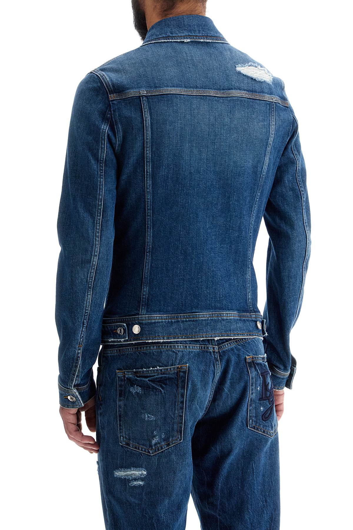 Dolce & Gabbana Distressed Denim Jacket image 2