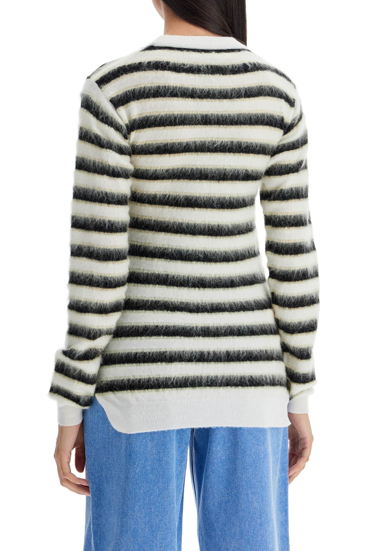 Marni striped crewneck pullover image 2