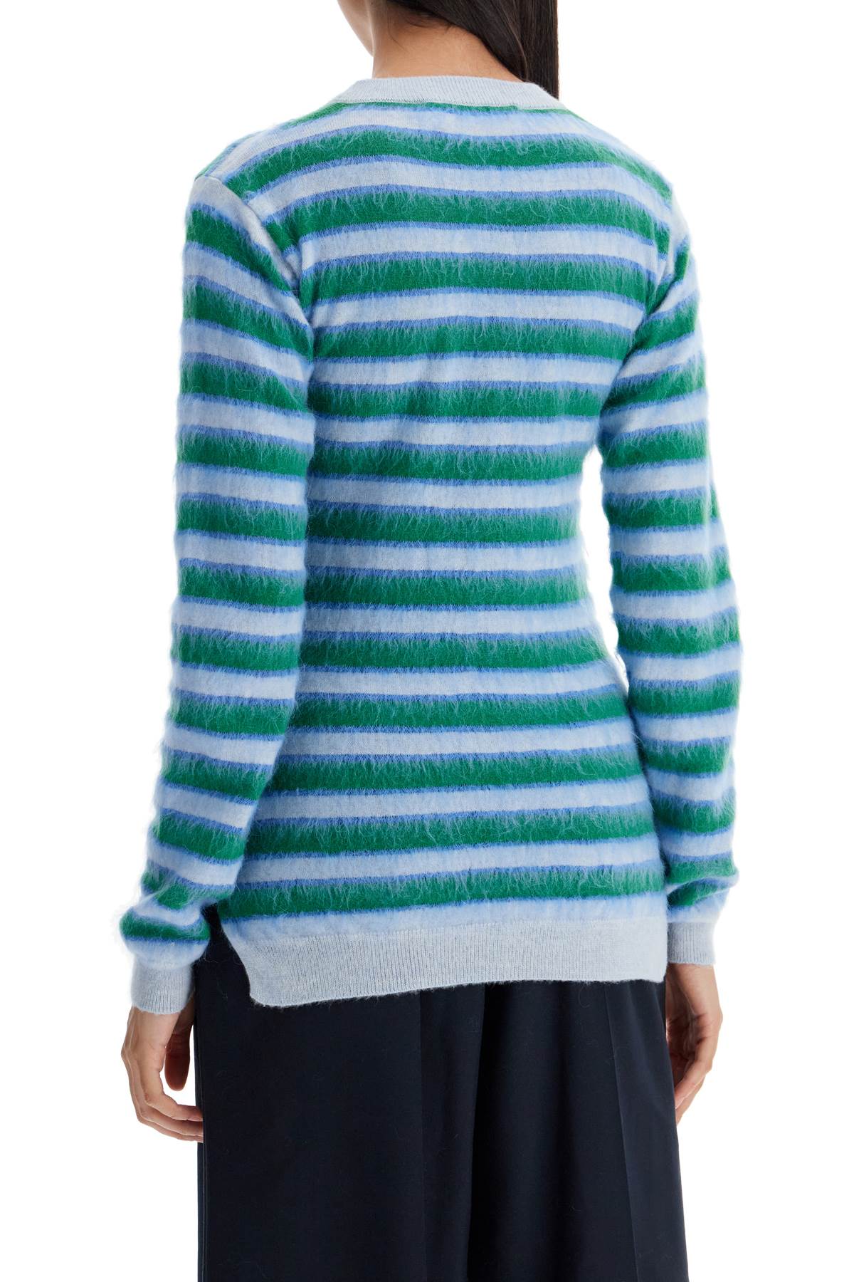 Marni striped crewneck pullover image 2