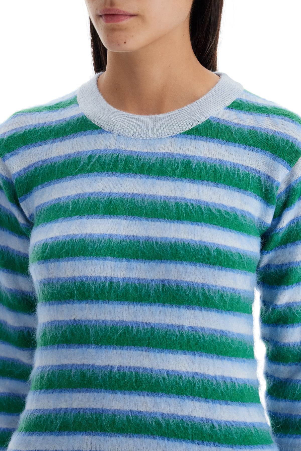 Marni striped crewneck pullover image 3