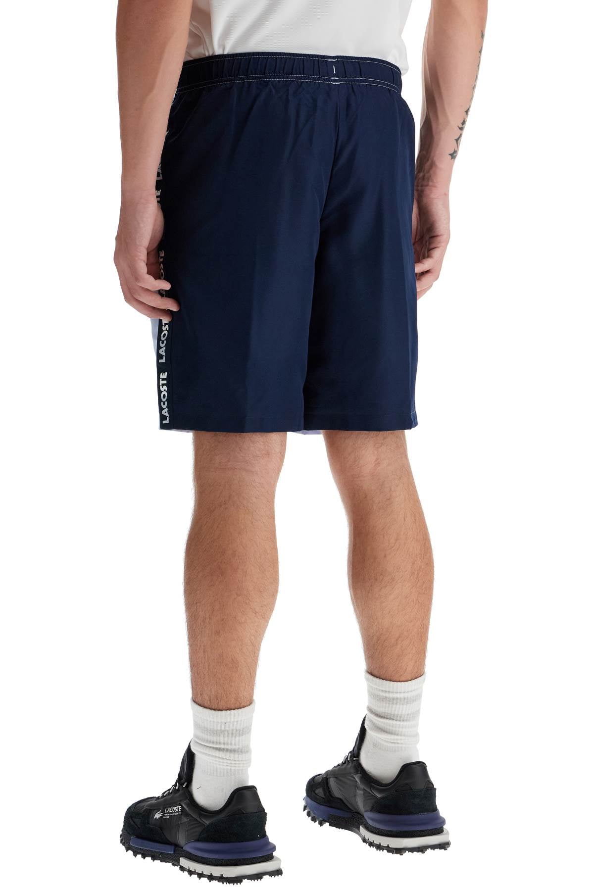 Lacoste Diamond Pattern Bermuda Shorts with Logo image 2