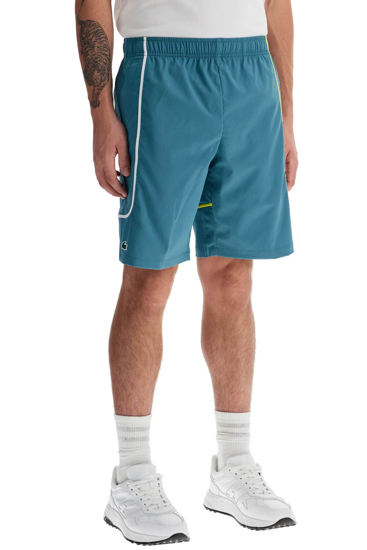 Lacoste Sporty Bermuda Shorts with Contrast Stitching image 1