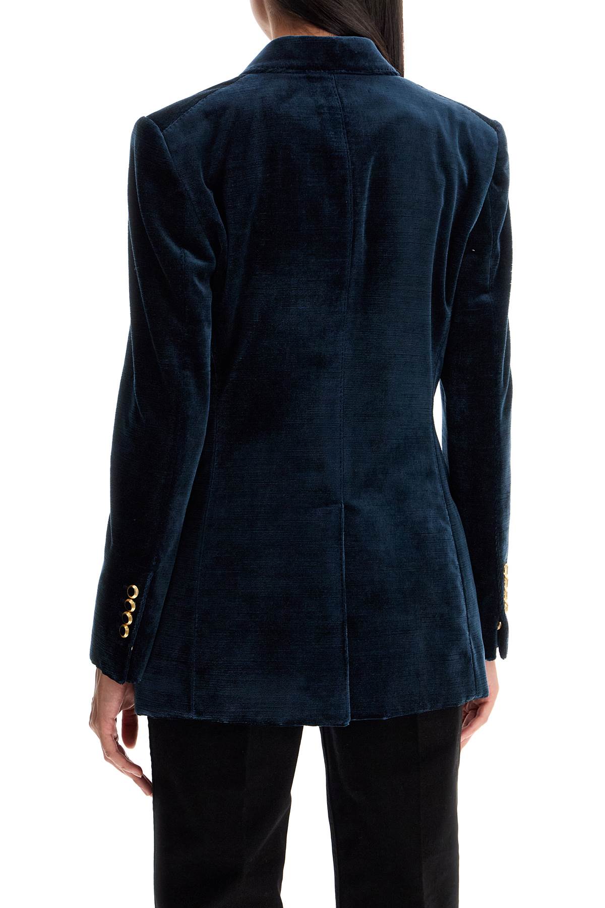 Tom Ford wallis velvet double-breasted jacket image 2