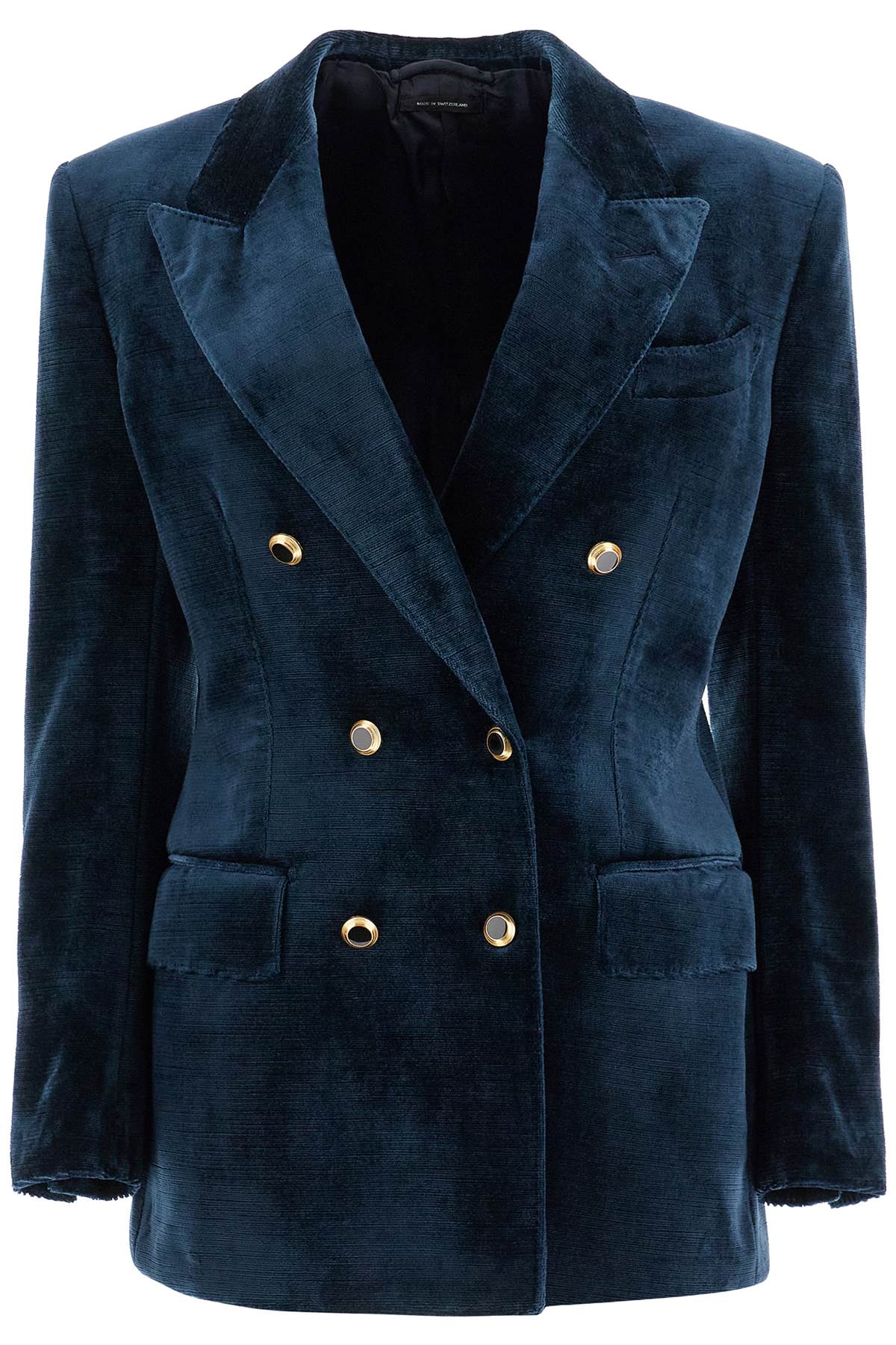 Tom Ford wallis velvet double-breasted jacket image 0