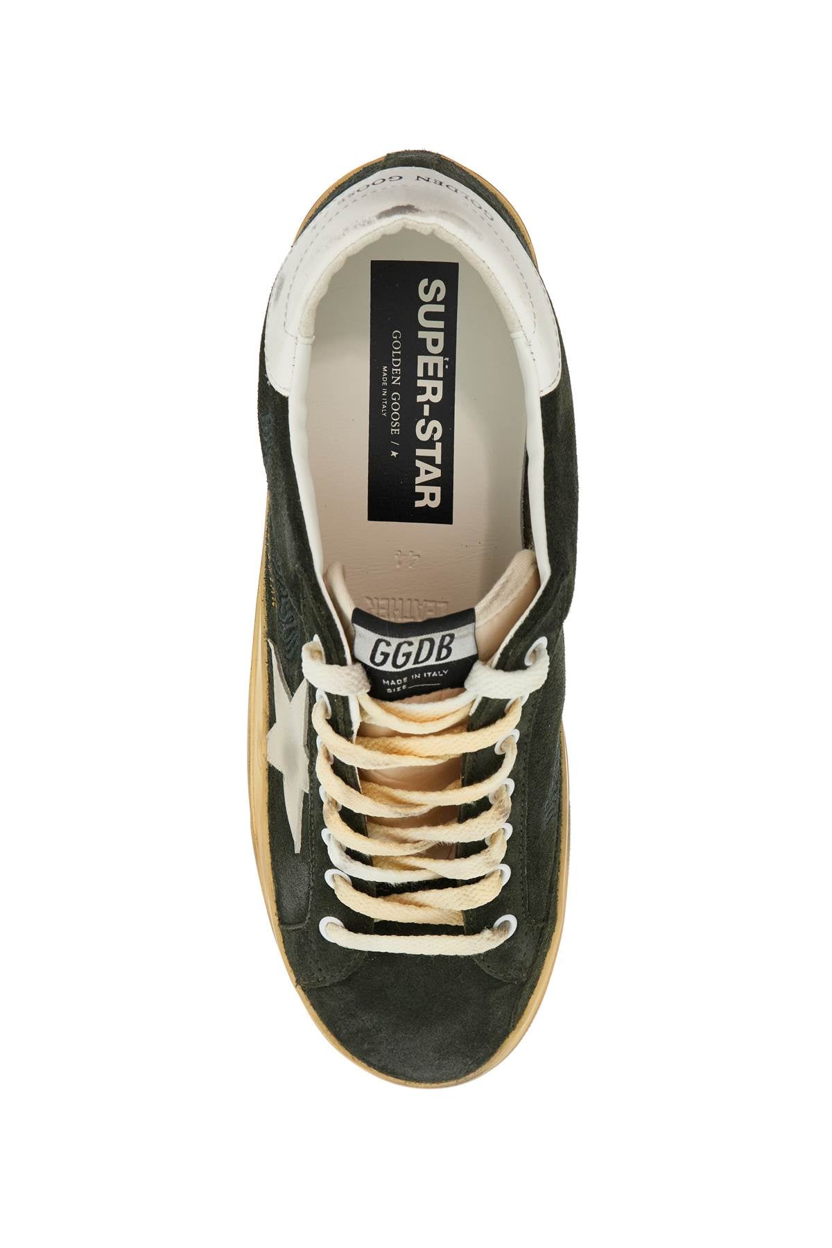 Golden Goose Super Star High Top Sneakers with 'DREAM' Embroidery image 1