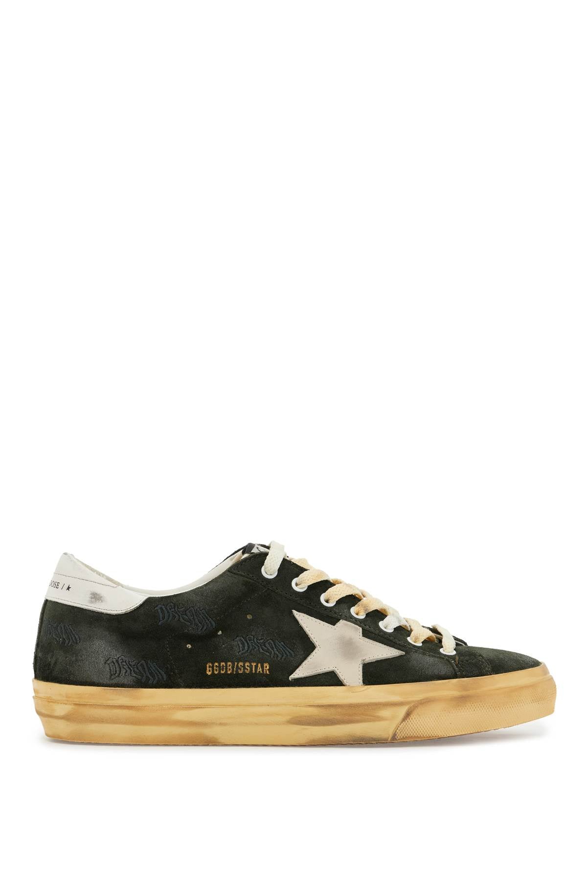 Golden Goose Super Star High Top Sneakers with 'DREAM' Embroidery image 0