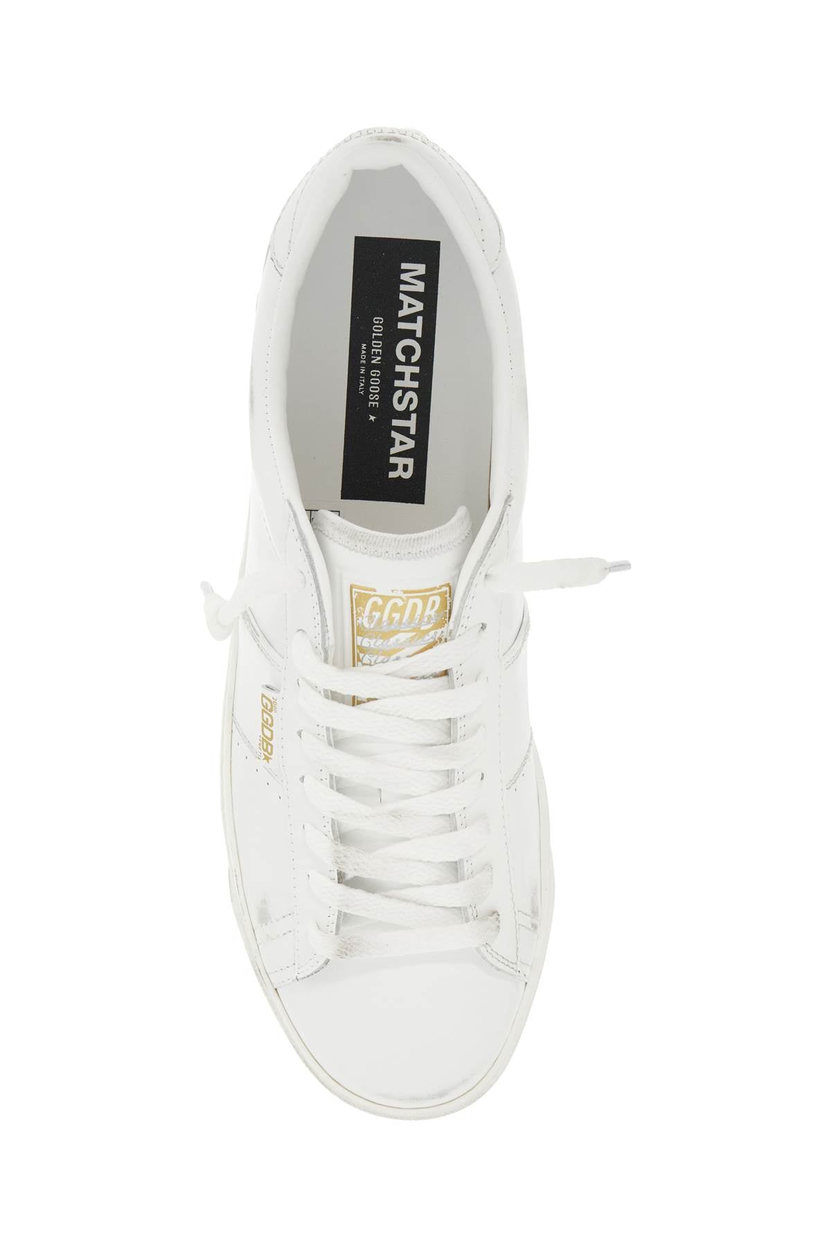 Golden Goose smooth leather matchstar sneakers in image 1