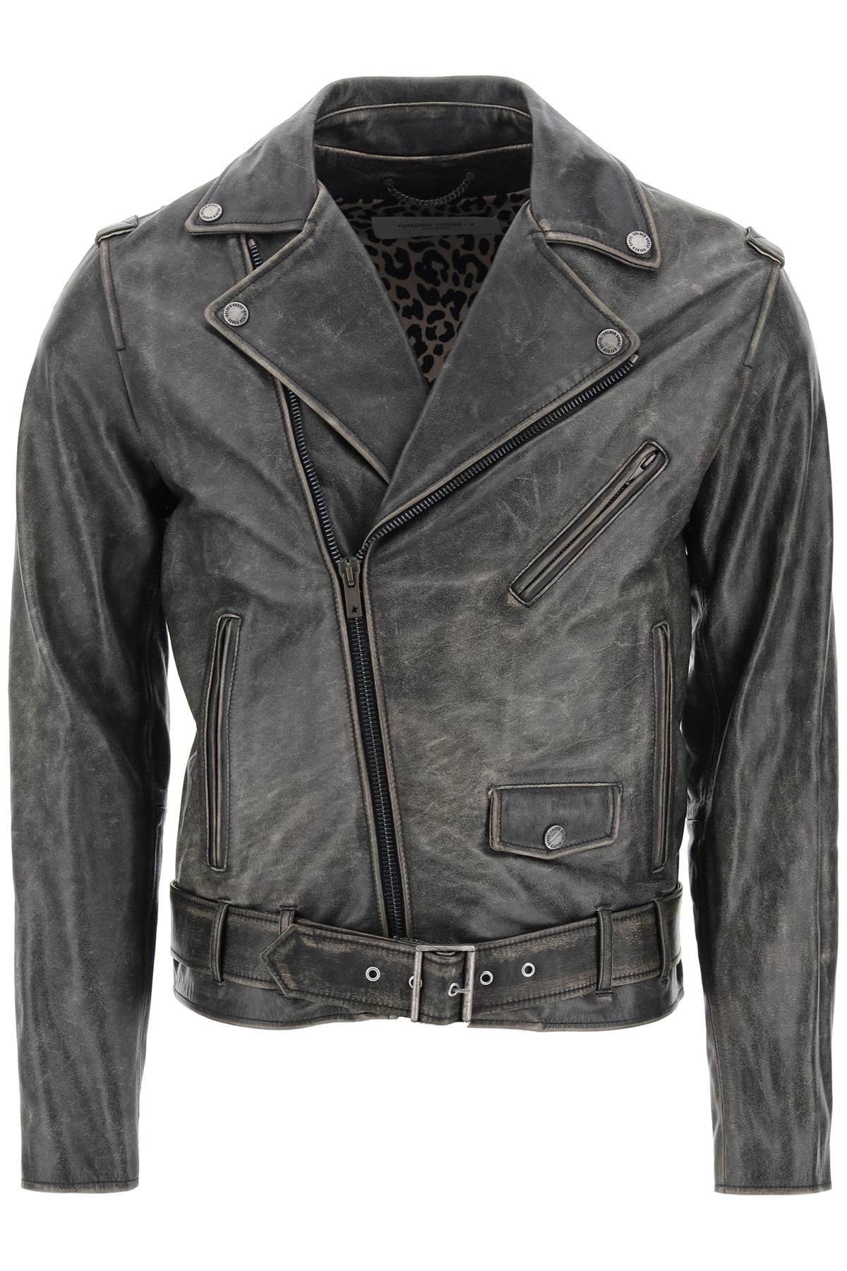 Golden Goose Deluxe Brand Vintage Leather Biker Jacket image 0