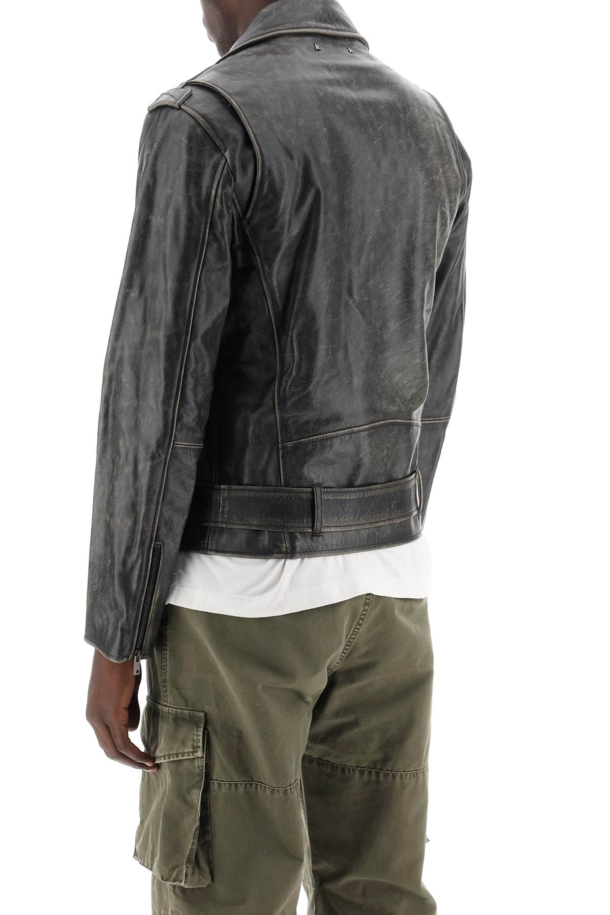 Golden Goose Deluxe Brand Vintage Leather Biker Jacket image 2