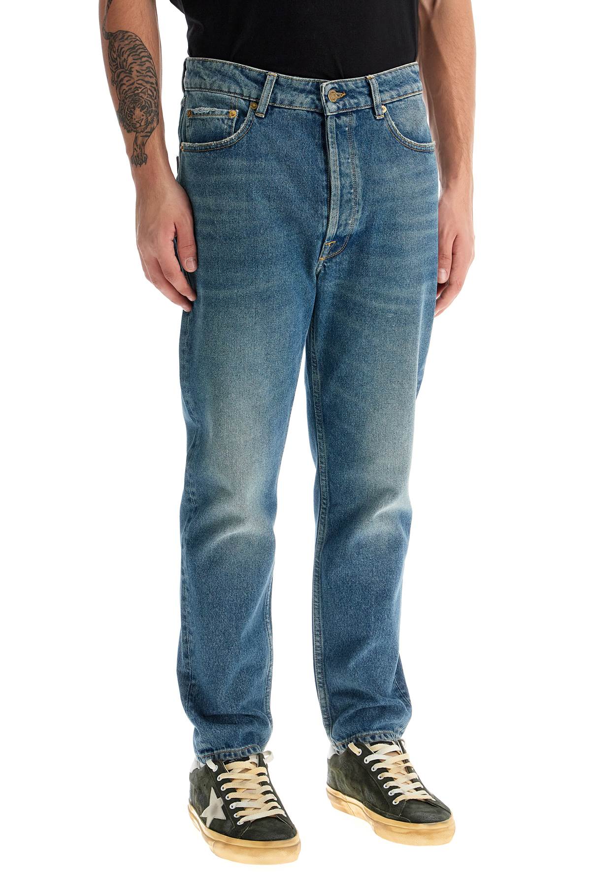 Golden Goose Slim Fit Distressed Jeans - Medium Wash image 1