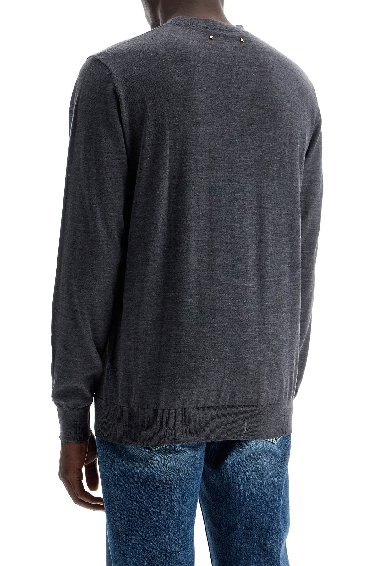 Golden Goose lightweight distressed wool pullover sweater image 2