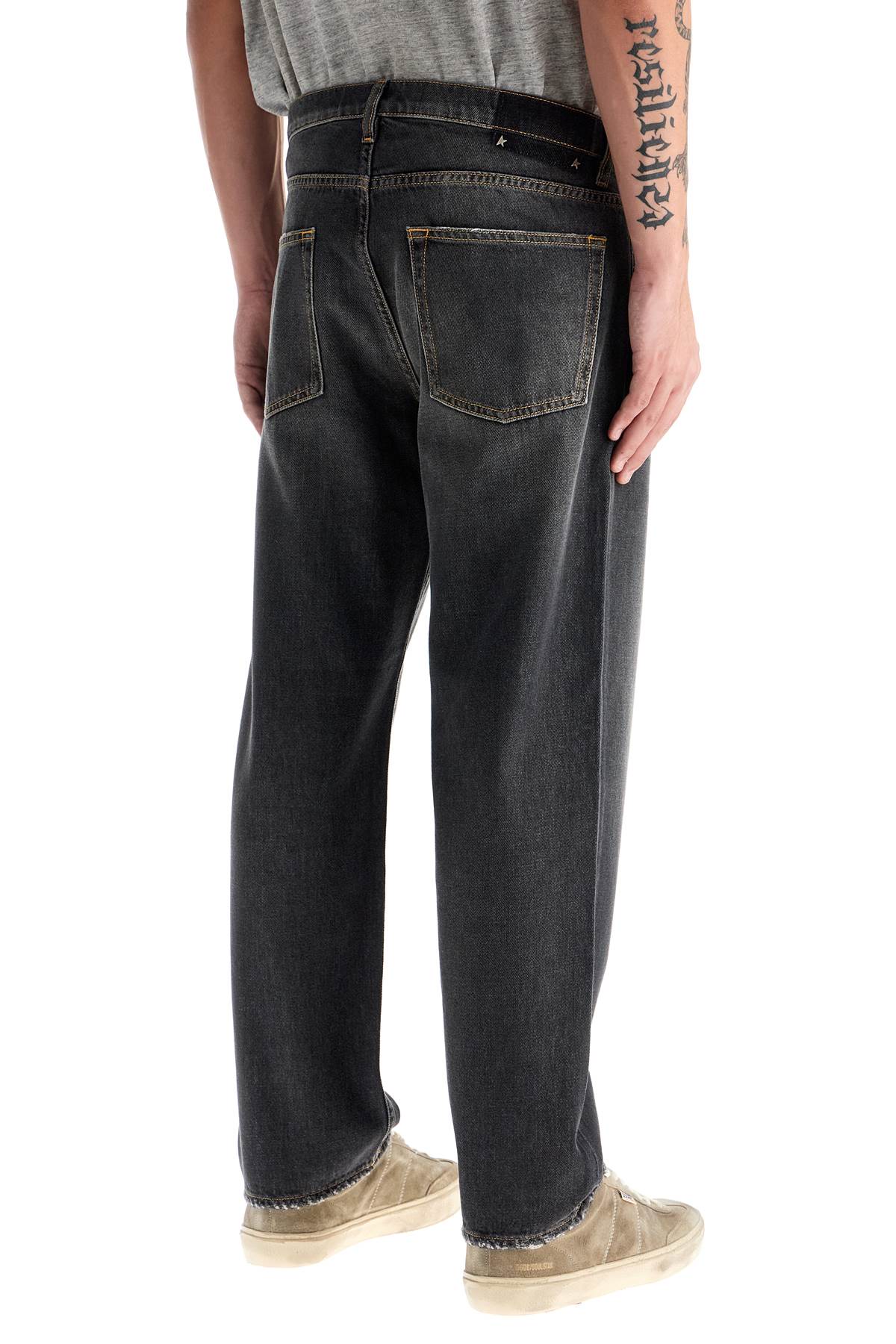 Golden Goose Stonewashed Wide Leg Jeans with Double Star Patch image 2