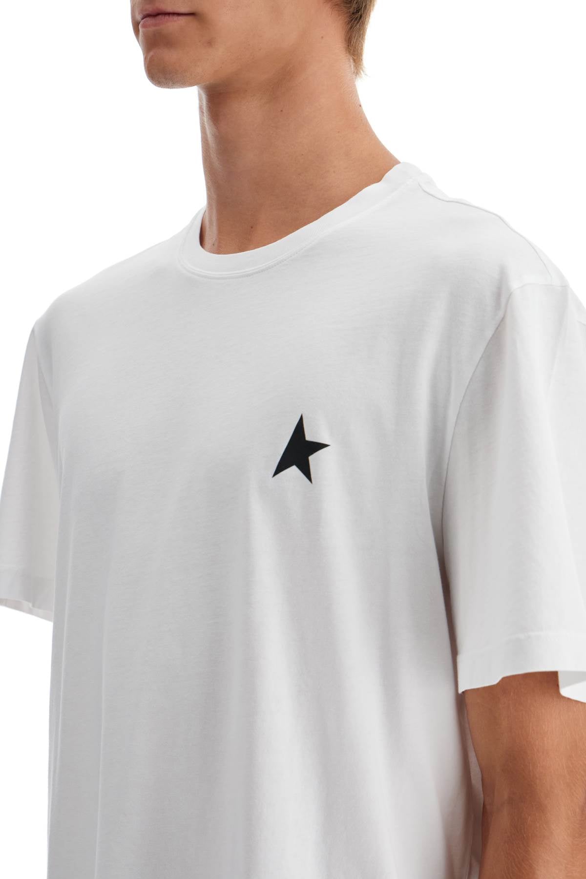 Golden Goose Regular Fit T-Shirt with Star Logo image 3