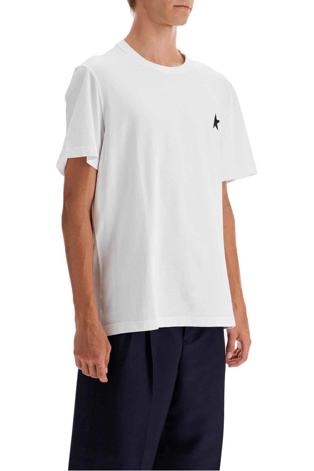 Golden Goose Regular Fit T-Shirt with Star Logo image 1