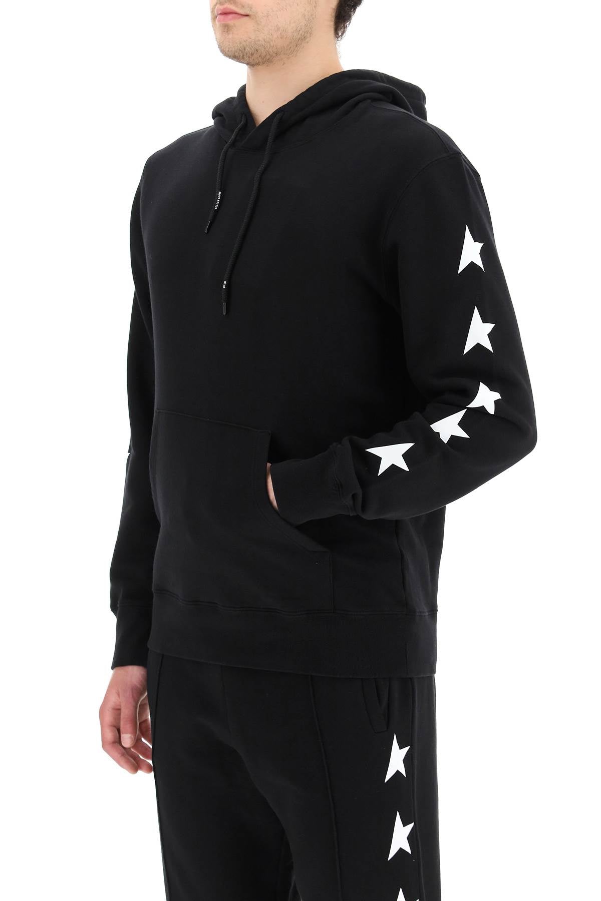 Golden Goose Star Print Cotton Hoodie image 3