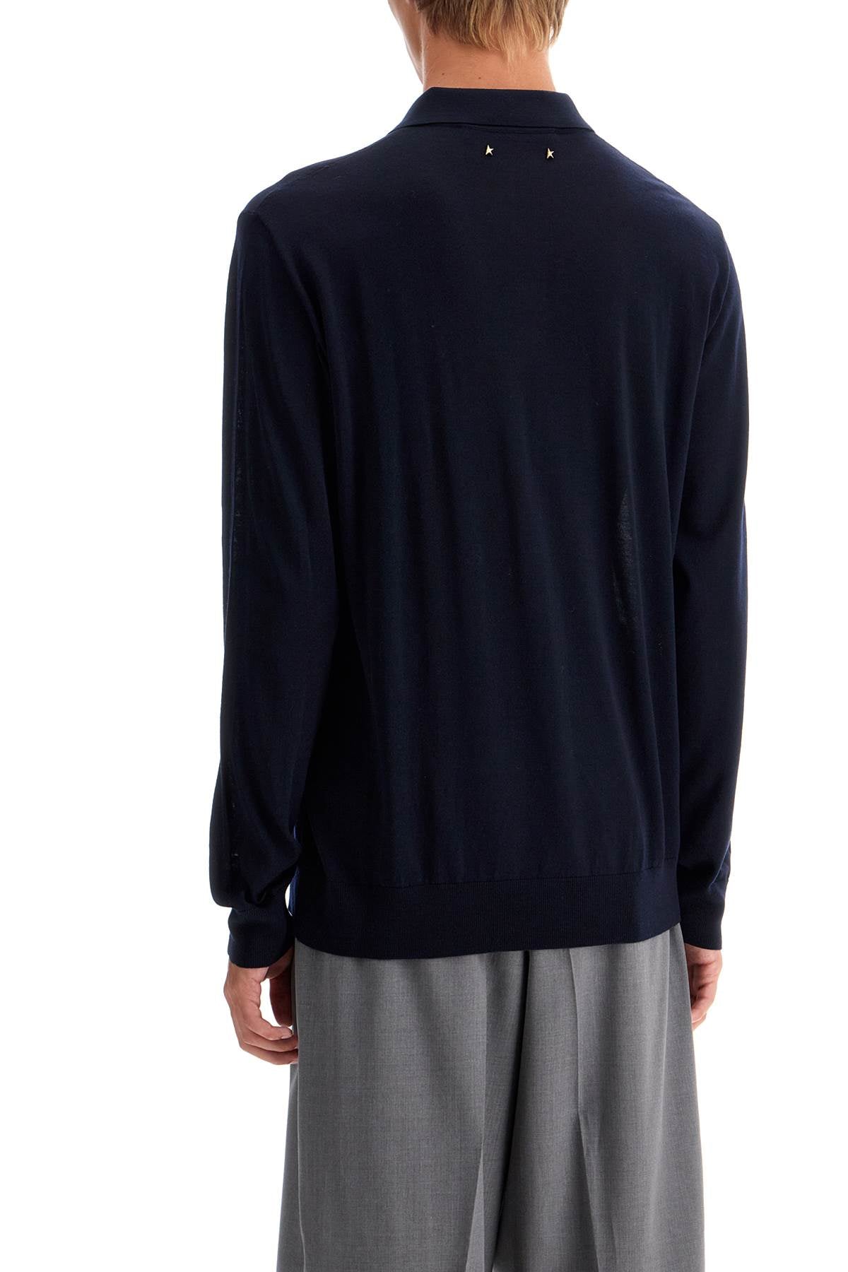 Golden Goose long-sleeved wool polo shirt image 2