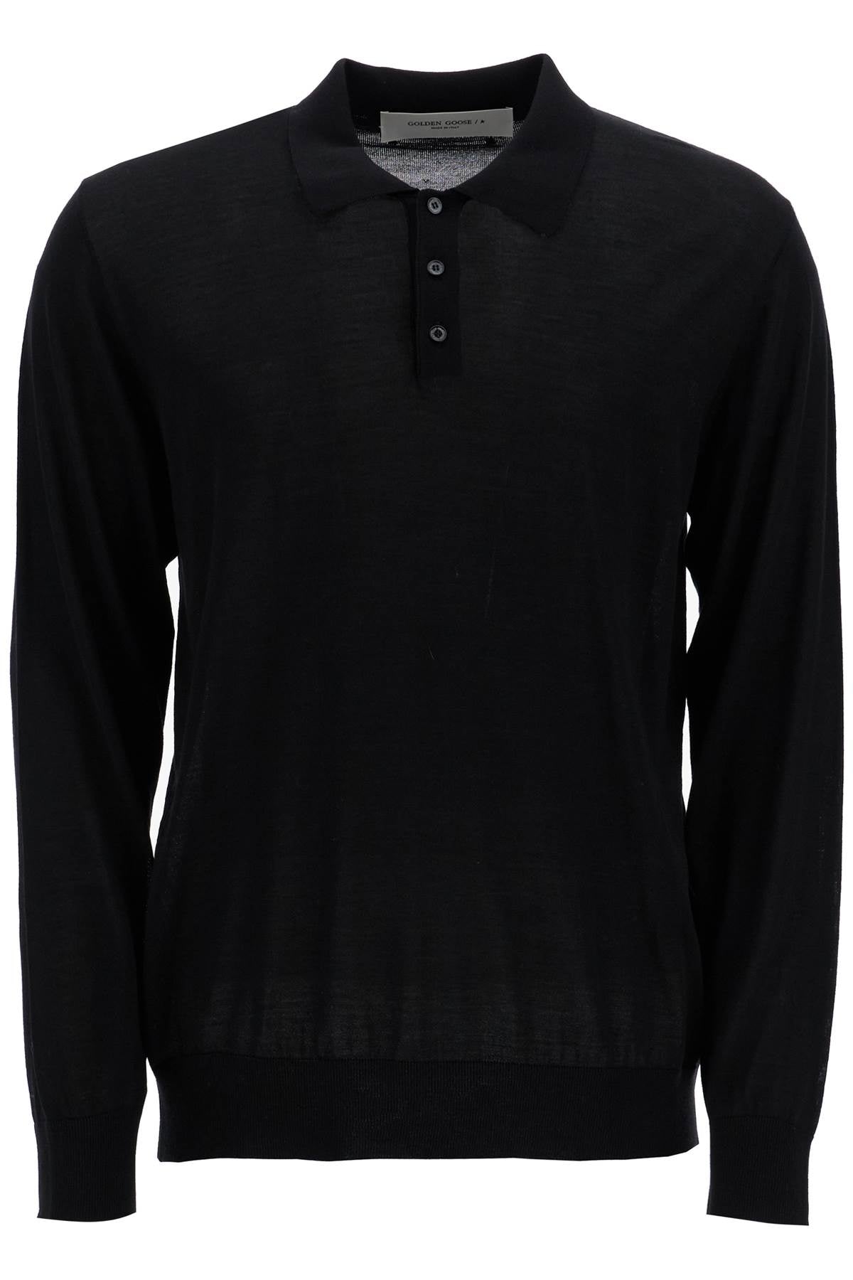 Golden Goose long-sleeved wool polo shirt image 0