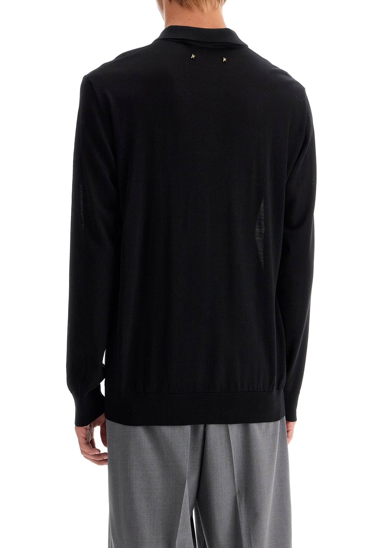 Golden Goose long-sleeved wool polo shirt image 2