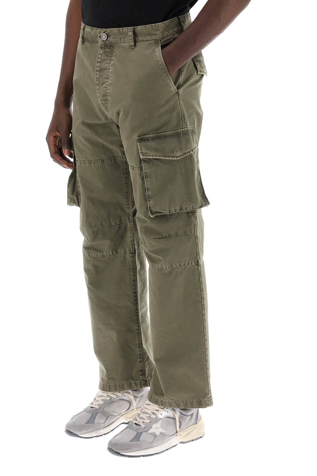 Golden Goose cargo canvas pants for men image 3