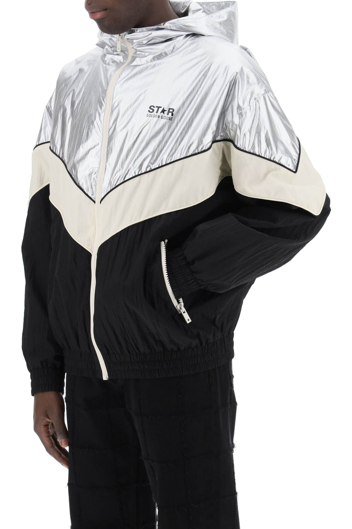 Golden Goose Star Collection Patchwork Nylon Jacket image 3