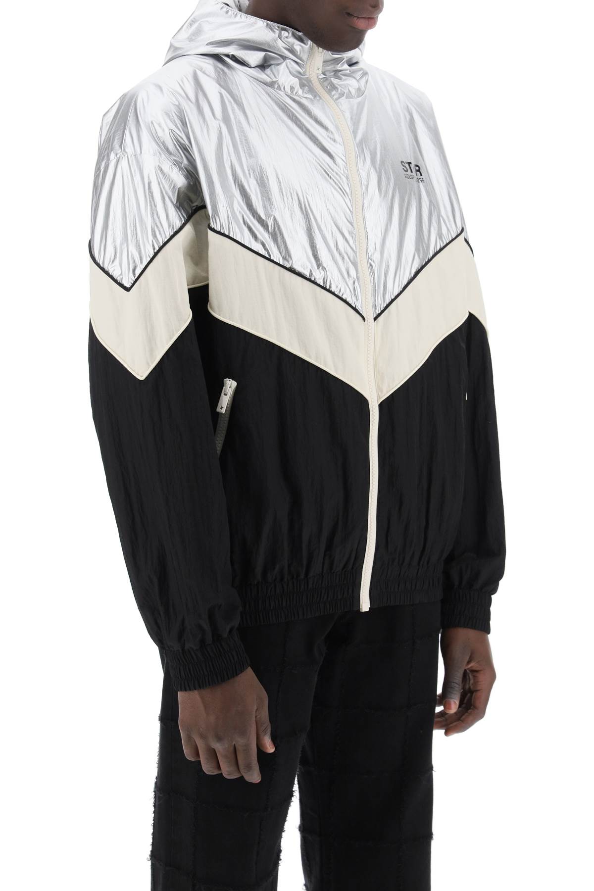 Golden Goose Star Collection Patchwork Nylon Jacket image 1