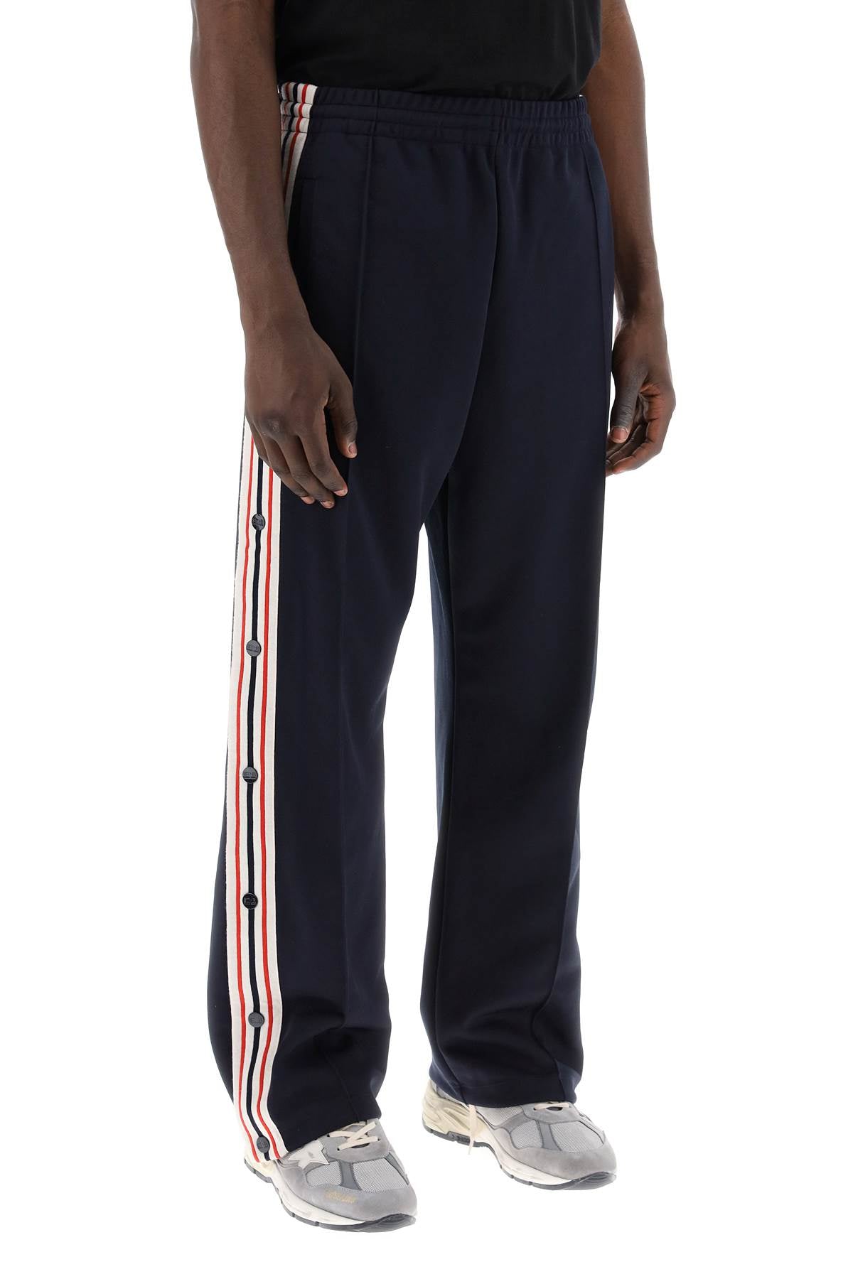 Golden Goose Technical Jersey Joggers with Detachable Side Stripes image 1