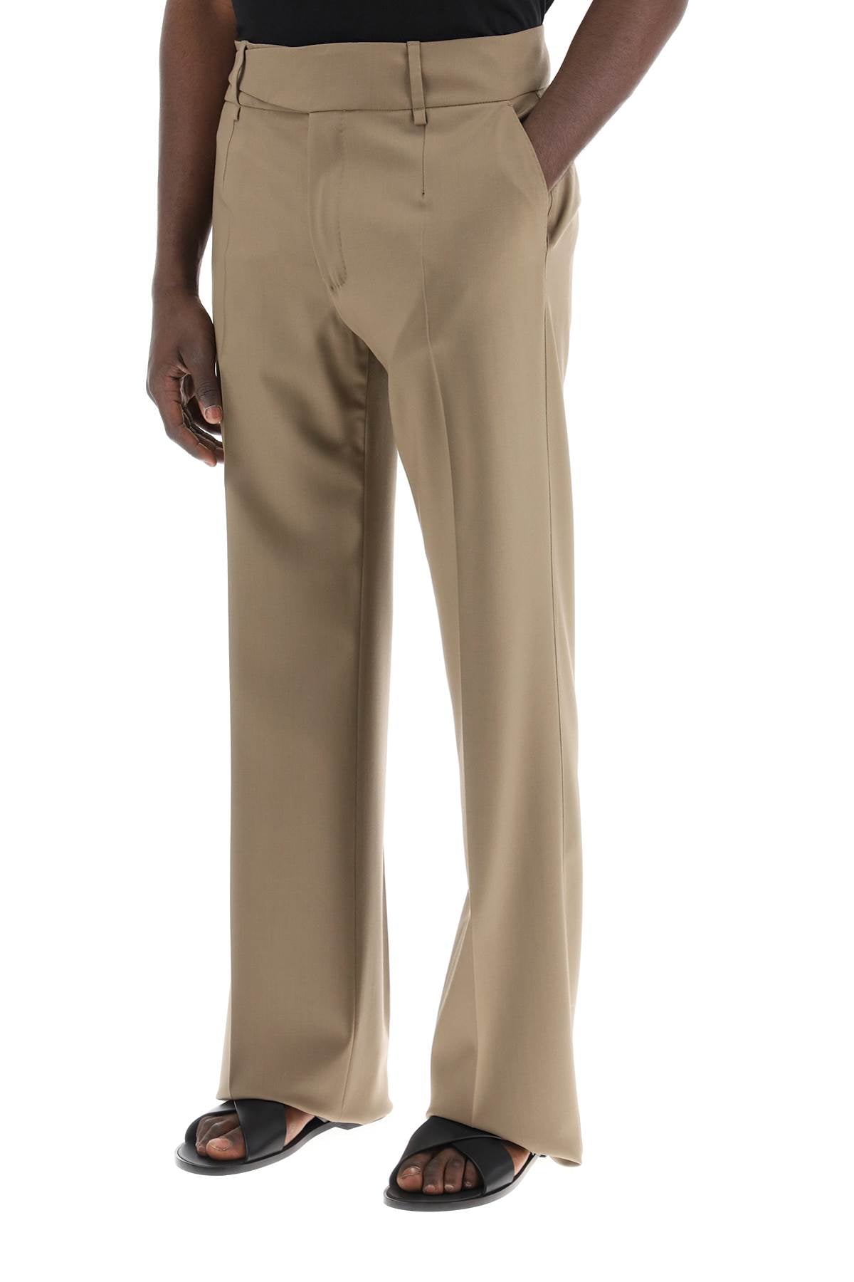 Dolce & Gabbana tailored stretch trousers in bi-st image 3