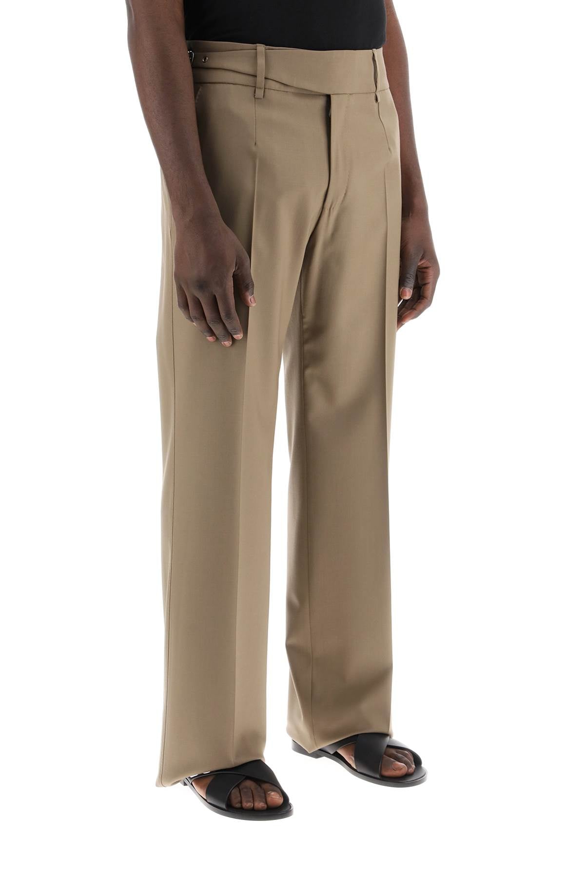 Dolce & Gabbana tailored stretch trousers in bi-st image 1