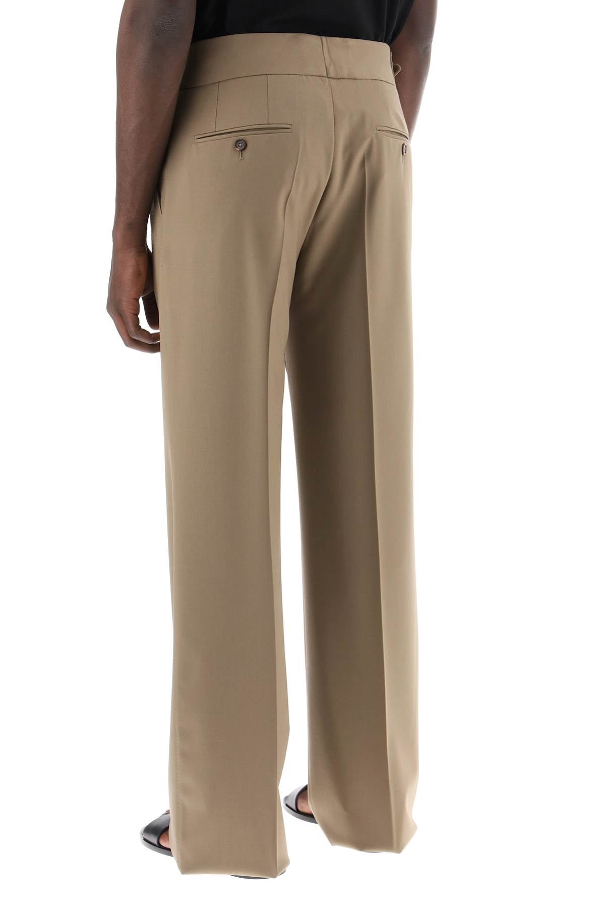 Dolce & Gabbana tailored stretch trousers in bi-st image 2