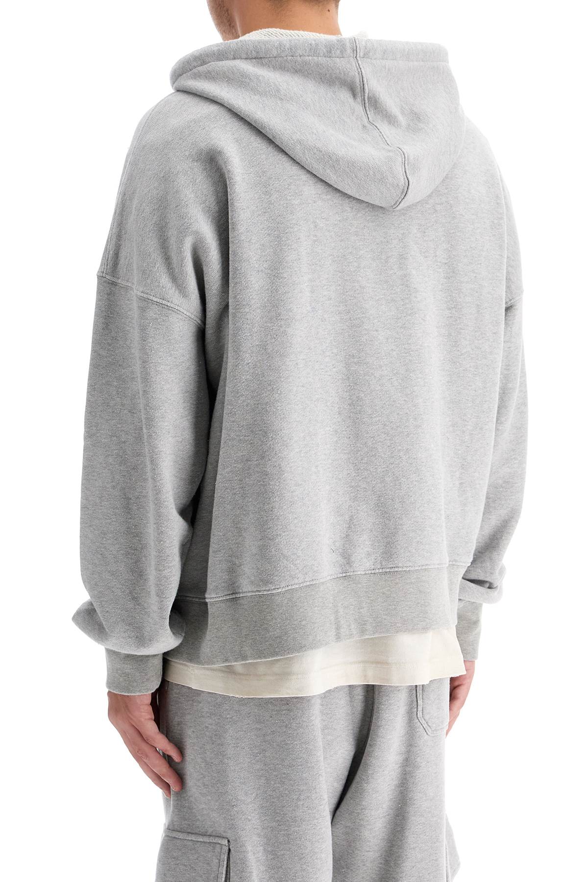 Golden Goose Hooded Full-Zip Sweatshirt with Logo image 2