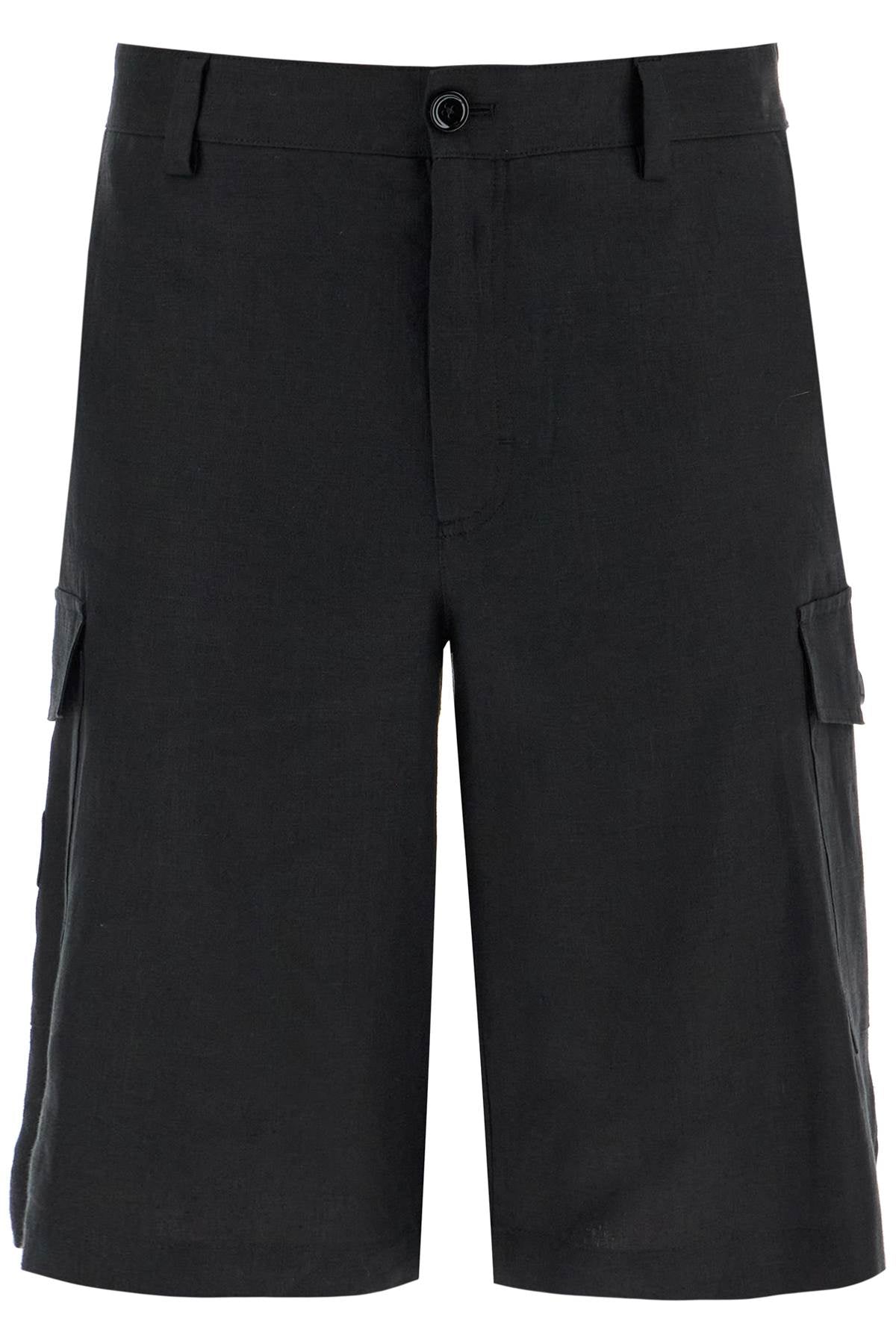 Dolce & Gabbana Men's Linen Cargo Bermuda Shorts image 0