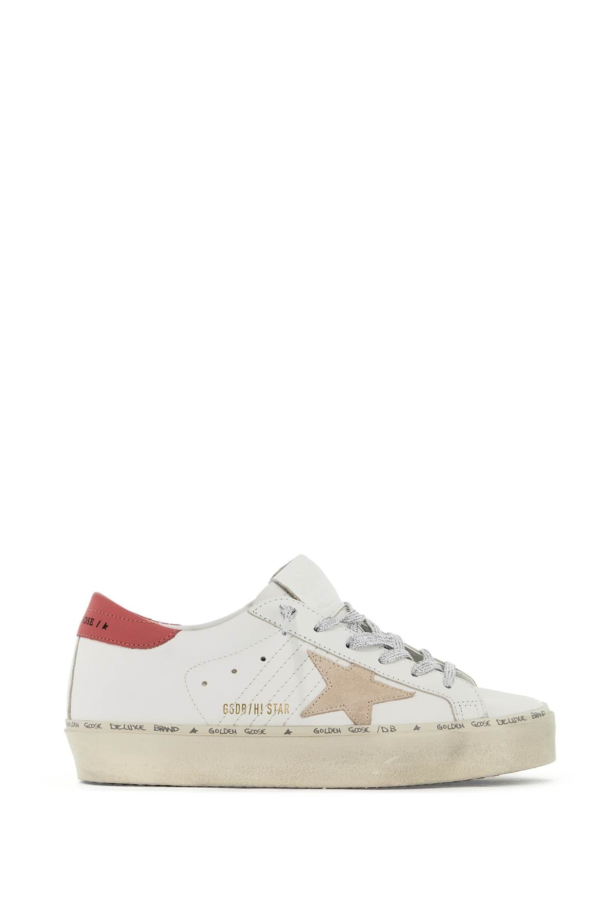 Golden Goose Hi Star Classic Leather Sneakers with Suede Star image 0