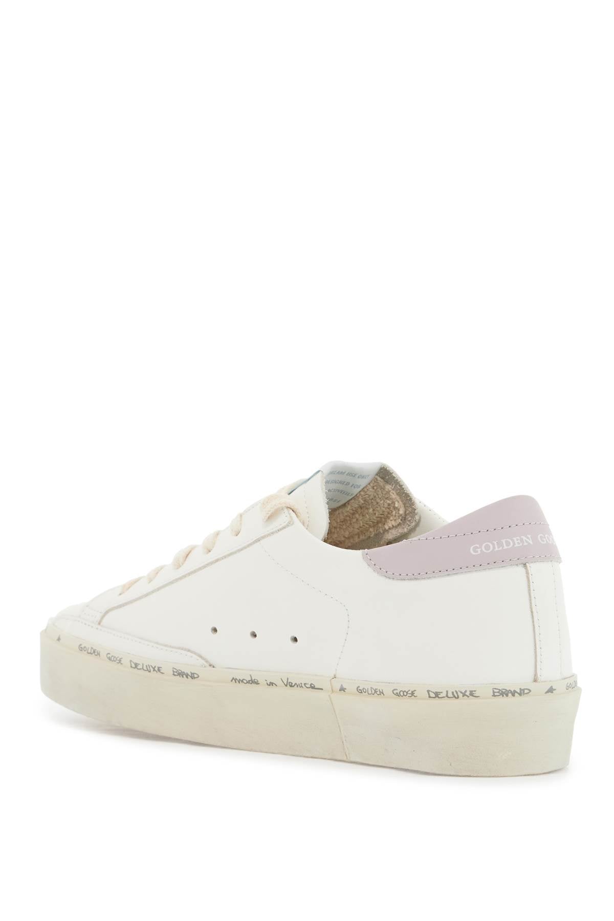 Golden Goose Hi Star Classic Sneakers: Metallic Leather & Smooth Leather Design image 2