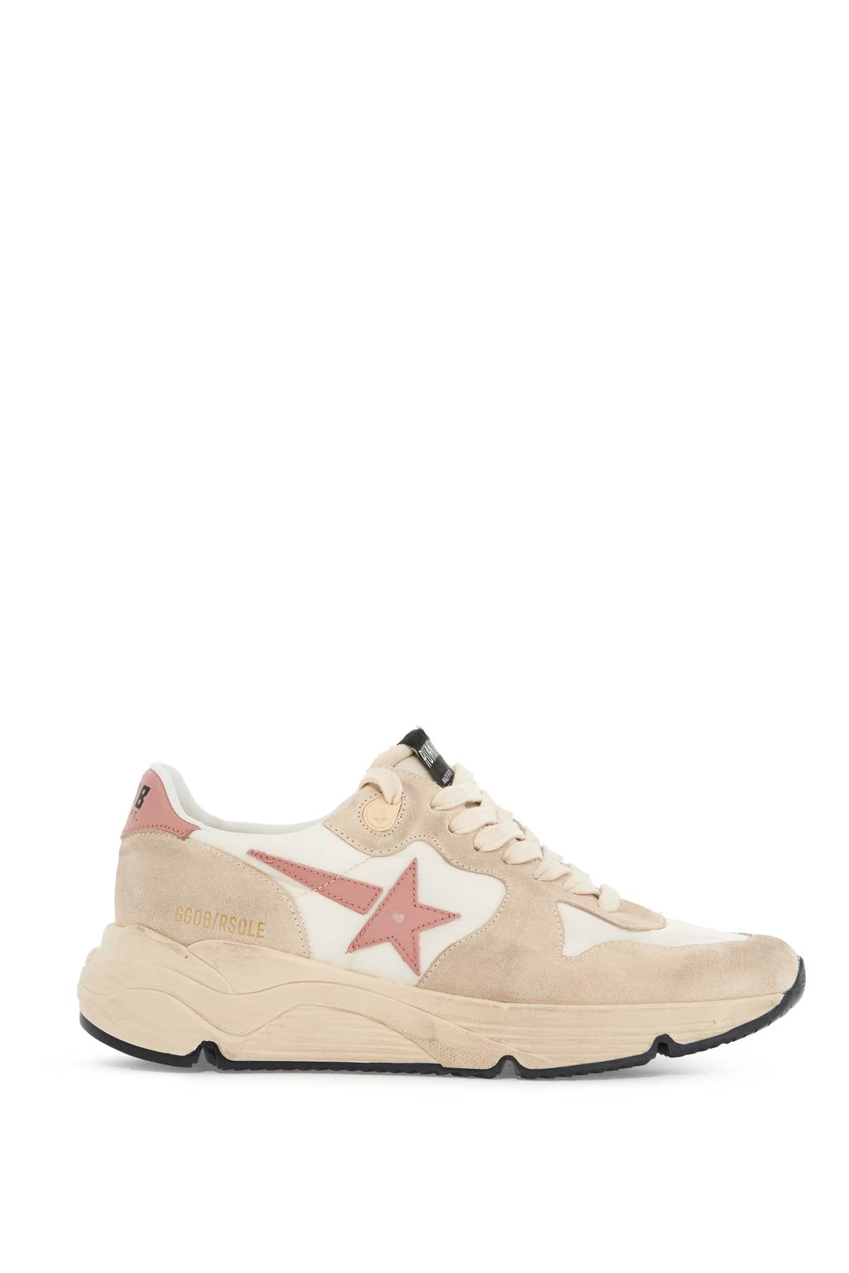 Golden Goose Running Sole Nylon and Suede Sneakers with Star Detail image 0