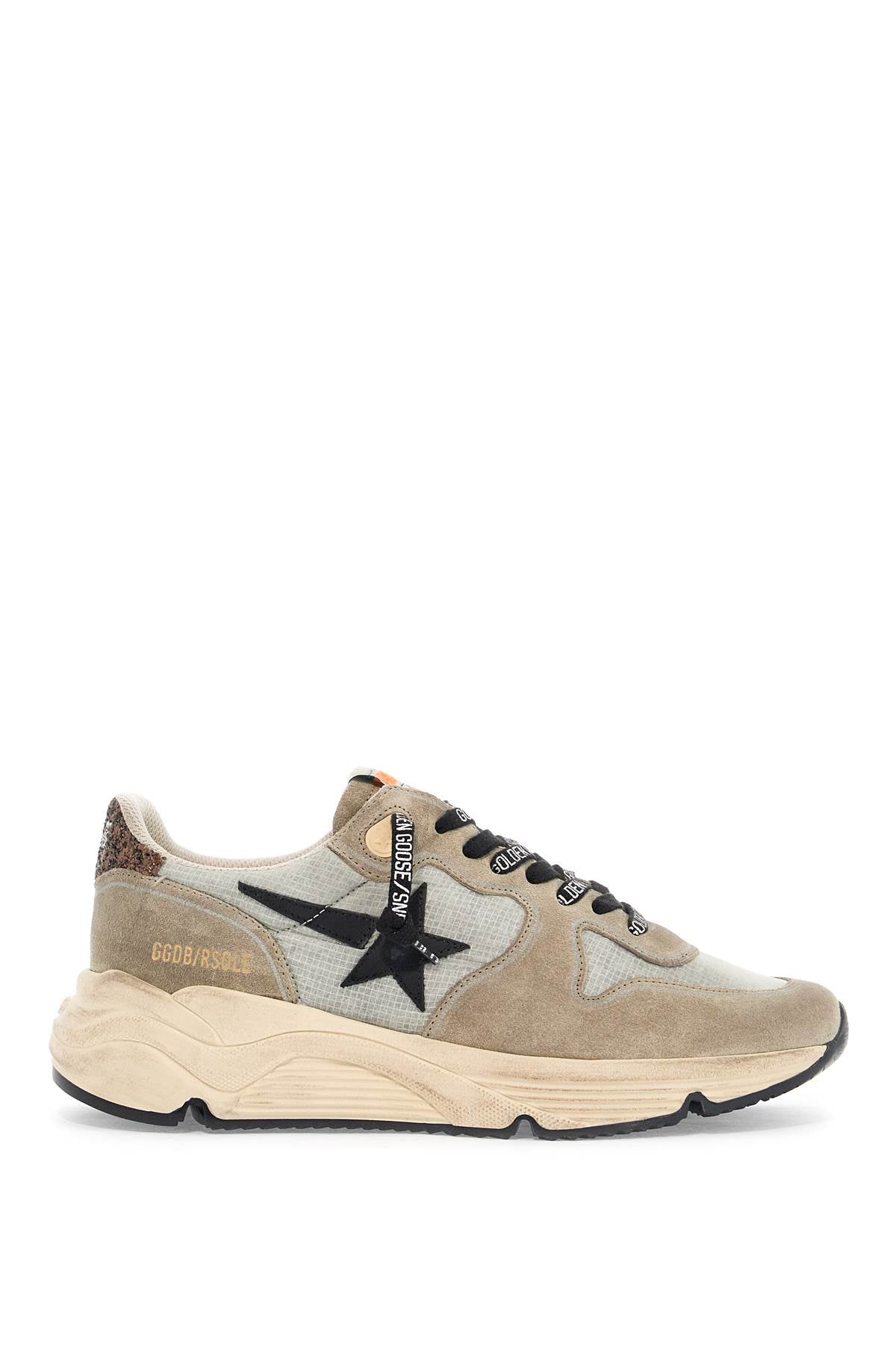 Golden Goose nylon and suede running sneakers with durable sole image 0